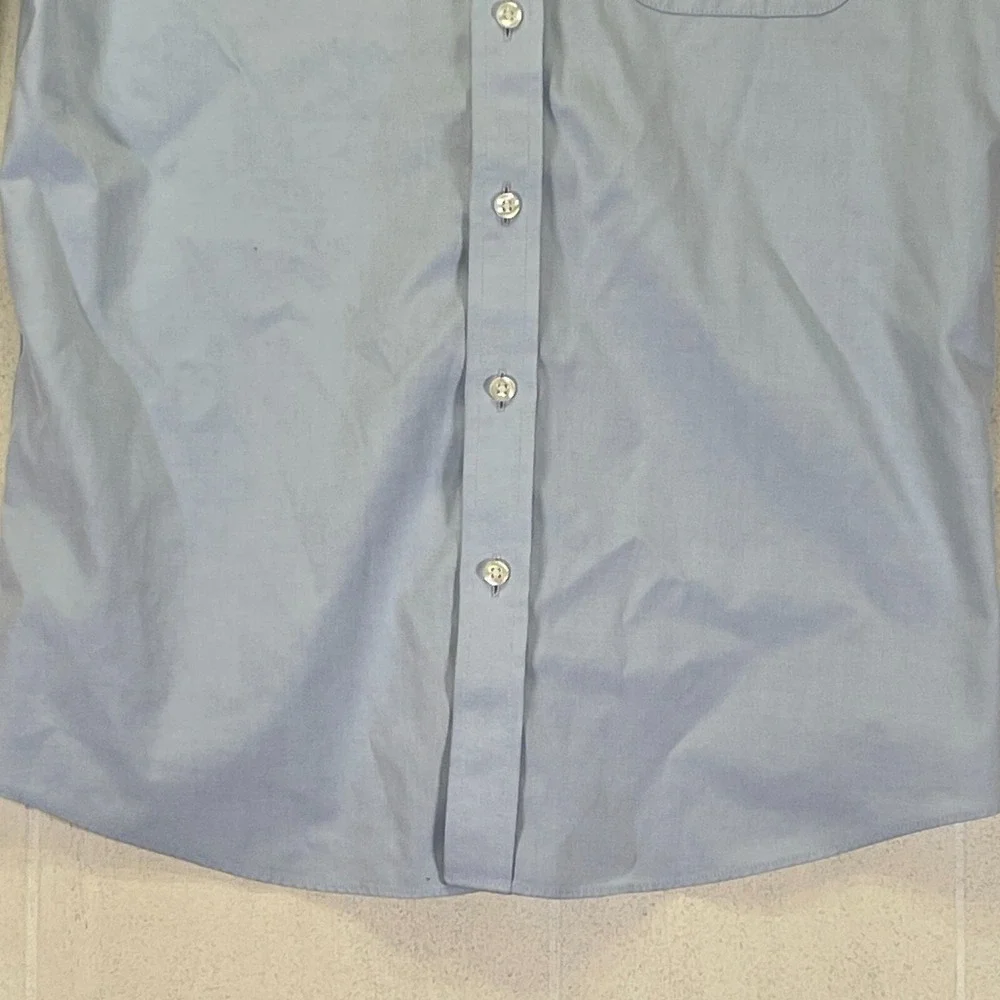 Men Small 15.5/33 Gold Label Raintree‎ & Yorke Slim Fit Non-Iron Dress Sky Blue